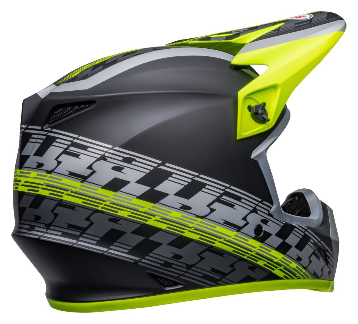 Bell MX-9 MIPS Offset Matte Black/Hi-Viz Yellow Helmet - EasyR