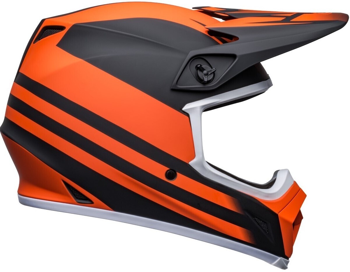 Bell MX-9 MIPS Disrupt Matte Black/Orange Helmet - EasyR