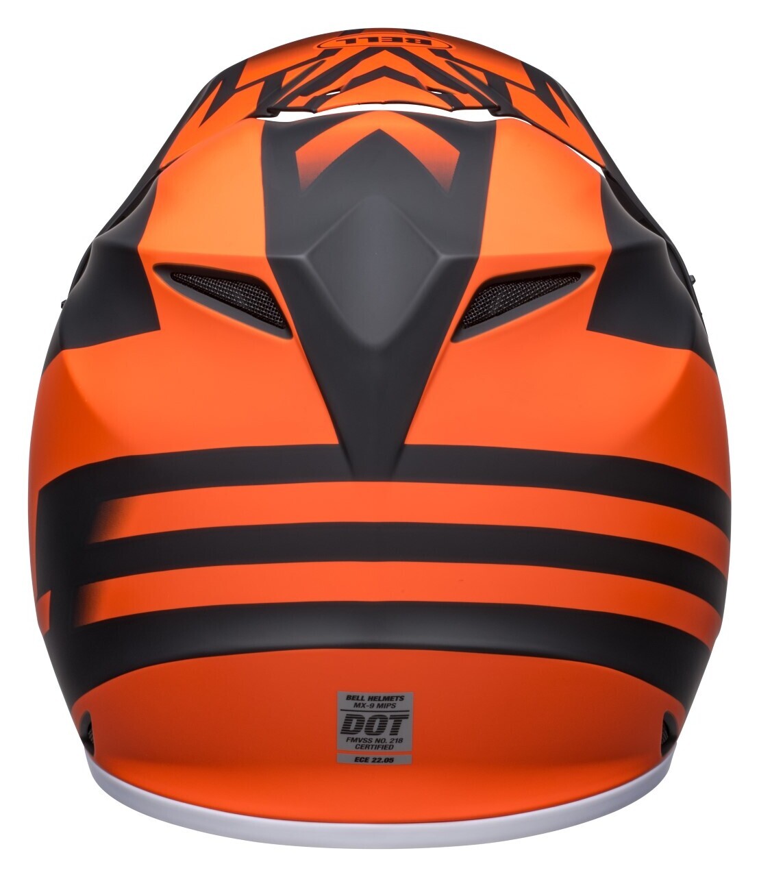 Bell MX-9 MIPS Disrupt Matte Black/Orange Helmet - EasyR