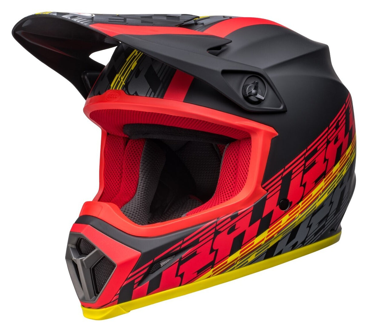 Bell MX-9 MIPS Offset Matte Black/Red Helmet - EasyR