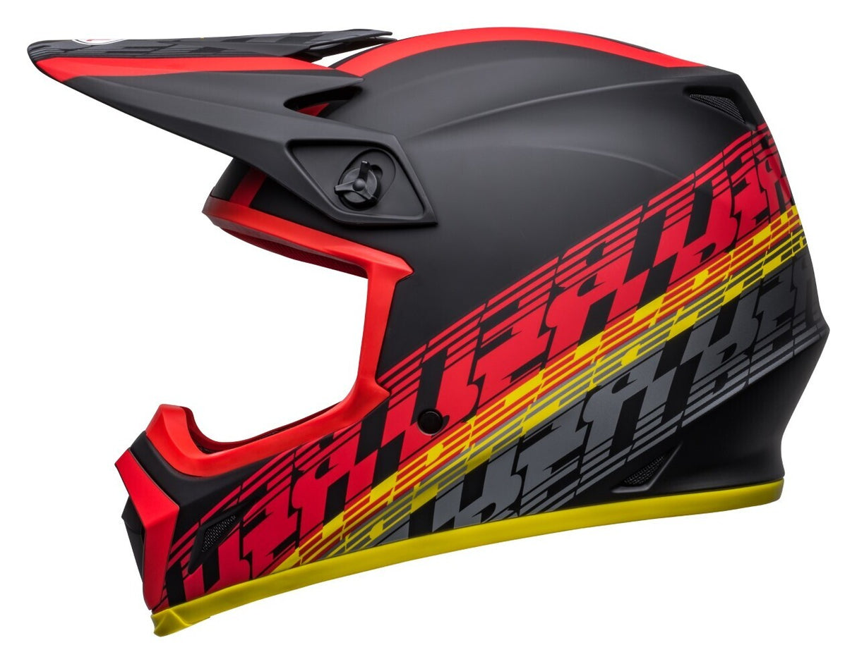 Bell MX-9 MIPS Offset Matte Black/Red Helmet - EasyR