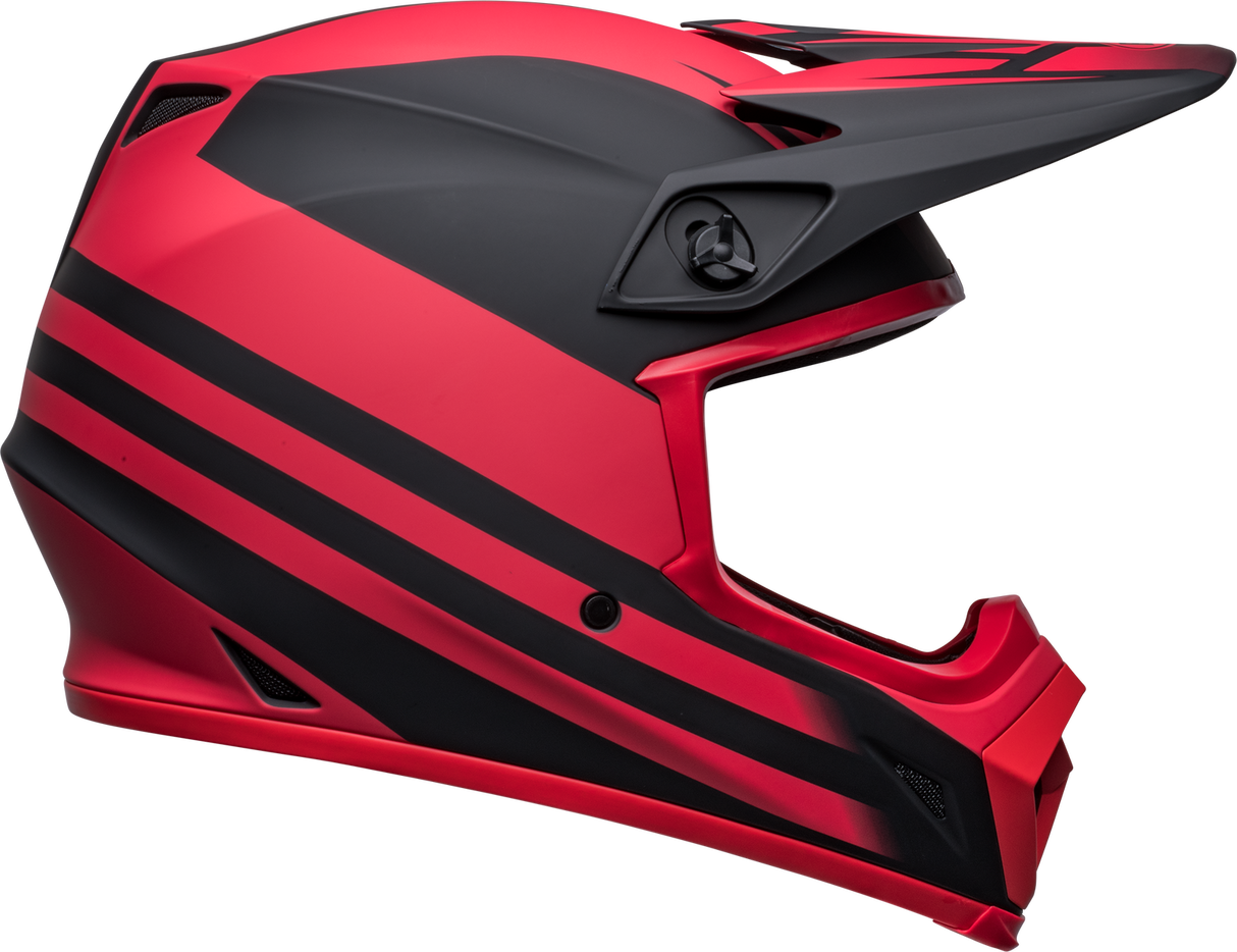 Bell MX-9 MIPS Disrupt Matte Black/Red Helmet - EasyR