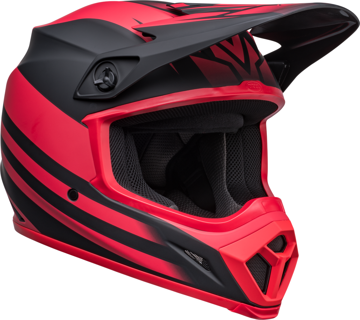 Bell MX-9 MIPS Disrupt Matte Black/Red Helmet - EasyR