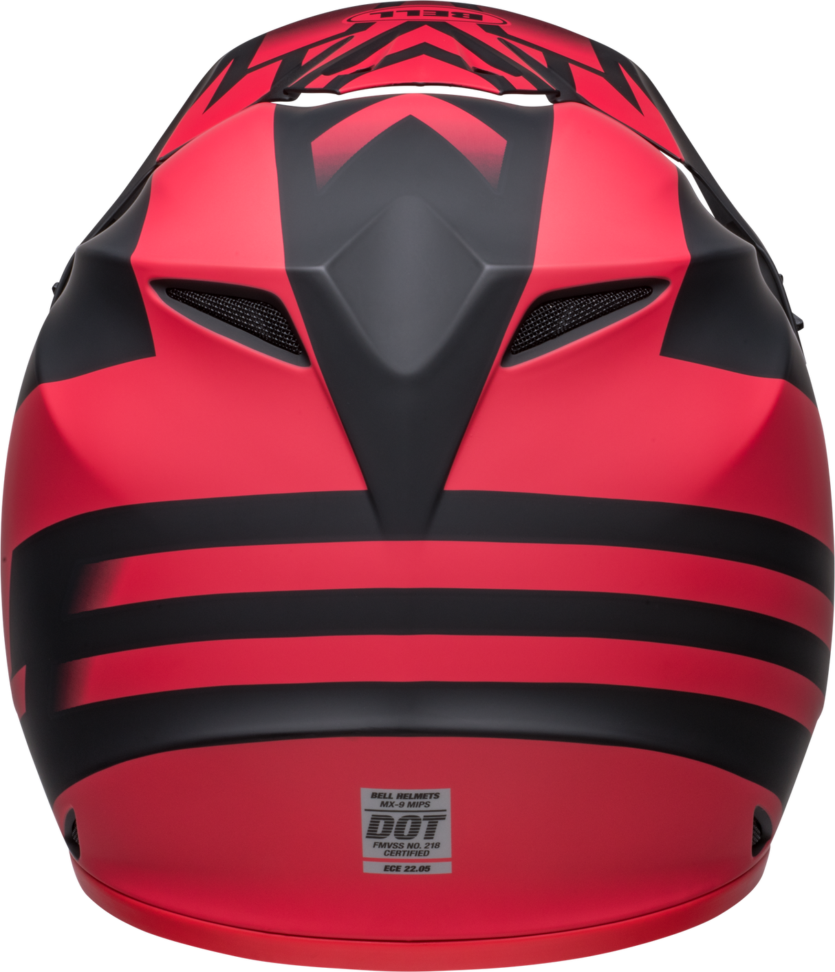 Bell MX-9 MIPS Disrupt Matte Black/Red Helmet - EasyR
