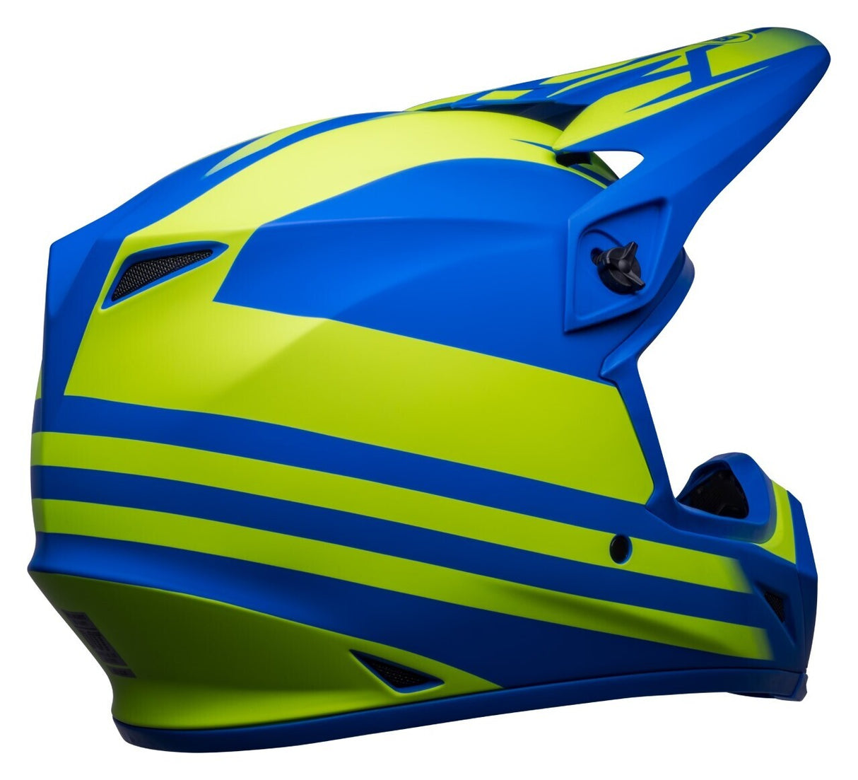 Bell MX-9 MIPS Disrupt Matte Classic Blue/Hi-Viz Yellow Helmet - EasyR