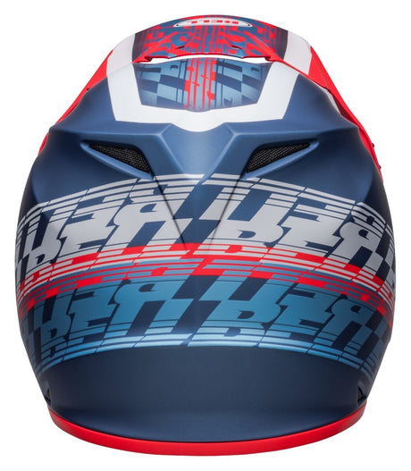 Bell MX-9 MIPS Offset Matte Metallic Blue/White Helmet - EasyR