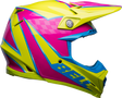 Bell Moto-9S Flex Sprite Gloss Yellow/Magenta Helmet - EasyR