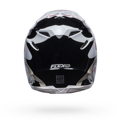 Bell Moto-9S Flex Hello Cousteau Reef Matte White/Red Helmet - EasyR