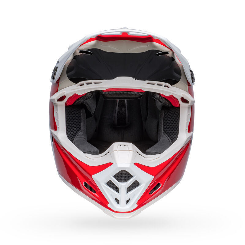 Bell Moto-9S Flex Hello Cousteau Reef Matte White/Red Helmet - EasyR