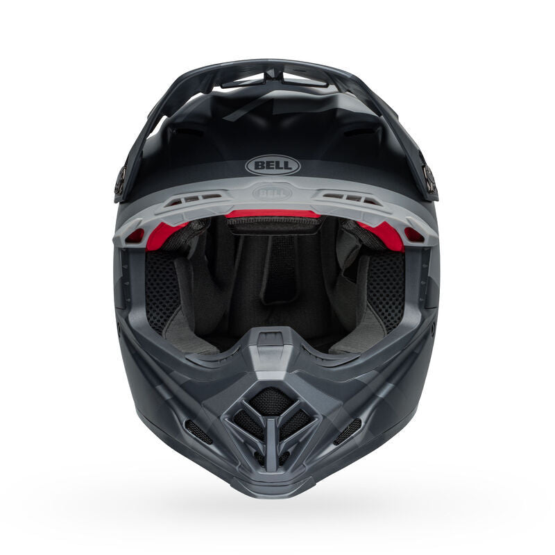 Bell Moto-9S Flex Banshee Satin Black/Silver Helmet - EasyR