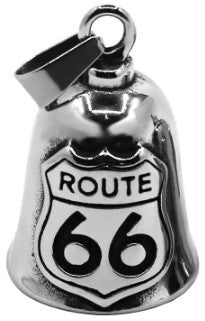 Twin Power Guardian Bell Silver w/Silver Route 66