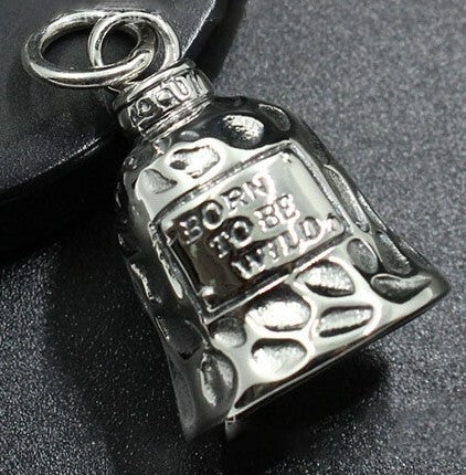 Twin Power Guardian Bell Silver w/Silver Route 66 Born to be Wild