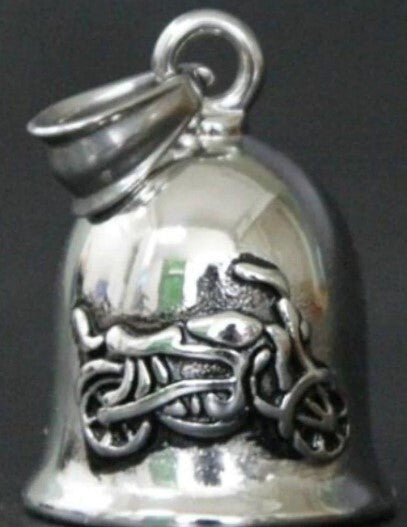 Twin Power Guardian Bell Silver w/Silver Bike