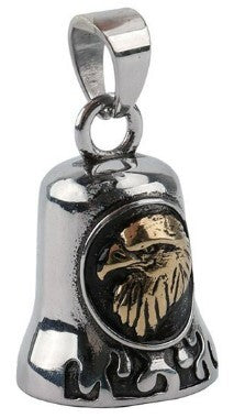 Twin Power Guardian Bell Silver w/Gold Eagle