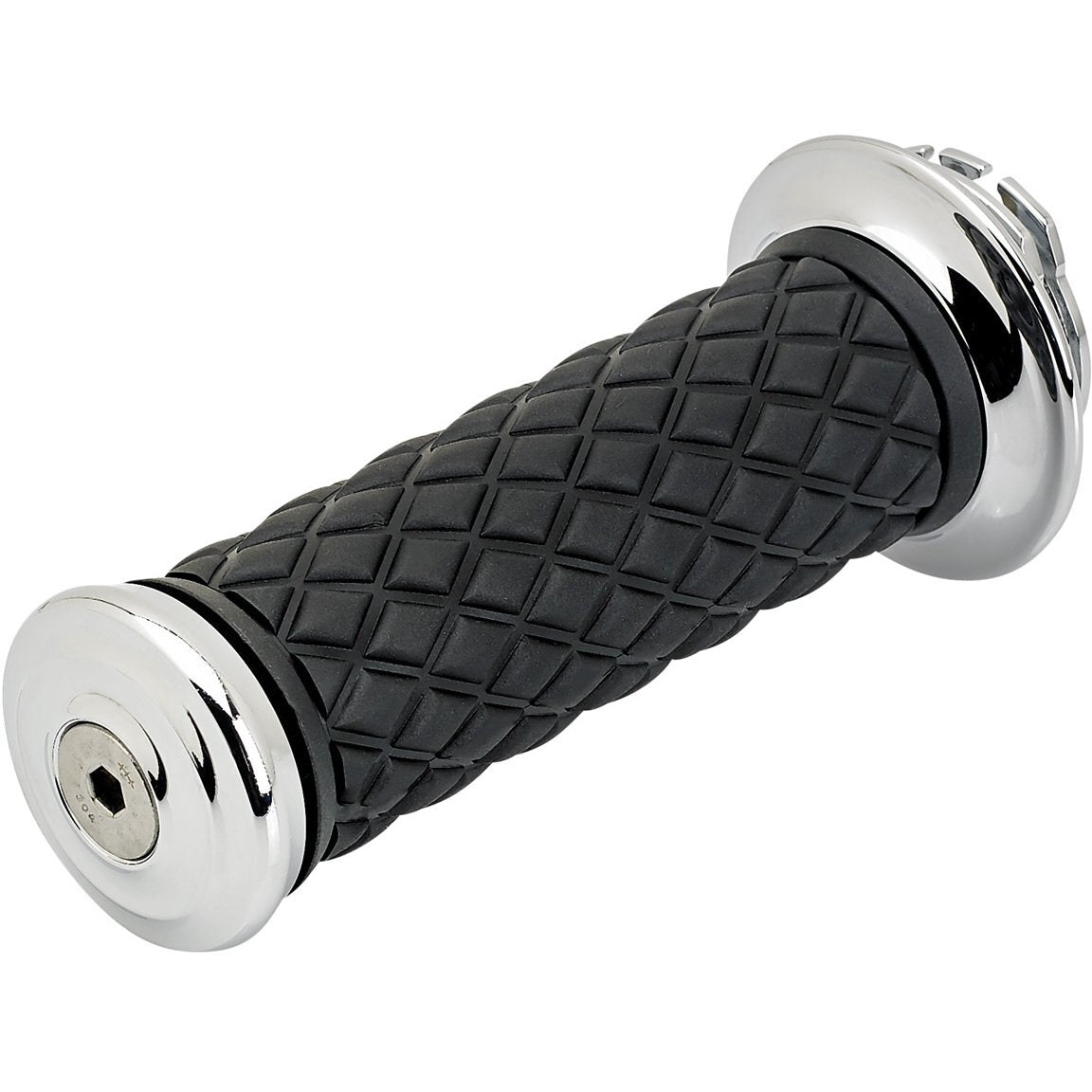 Biltwell Inc. AlumiCore 1" Grips Set for Dual Cable Chrome