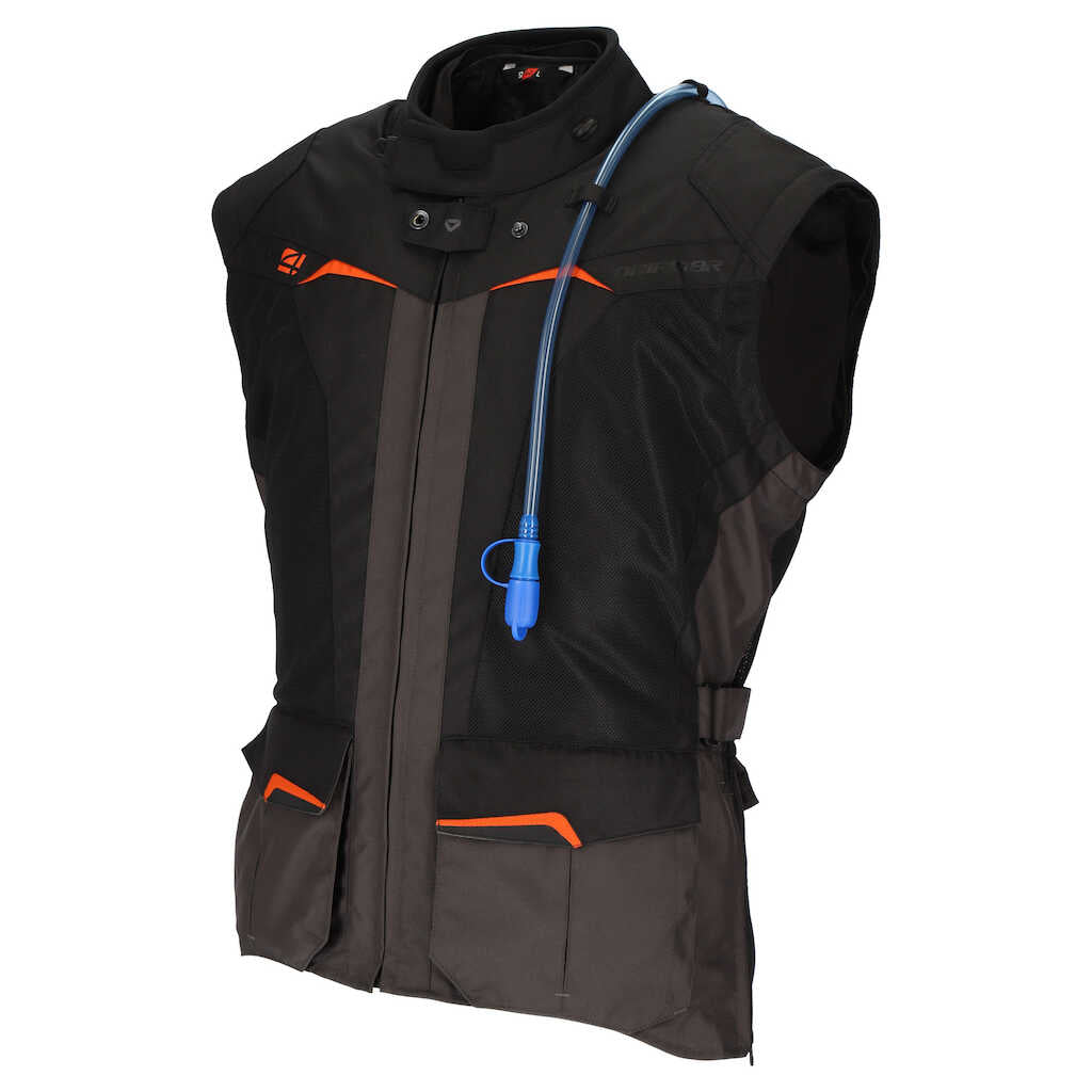 DriRider RX4 Black/Grey/Orange Textile Jacket