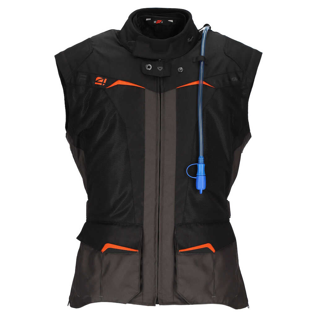 DriRider RX4 Black/Grey/Orange Textile Jacket