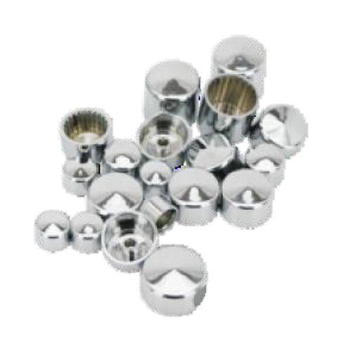 Zodiac Z352011 Bolt Cover Kit Chrome for Softail 07-17 (81 Piece)
