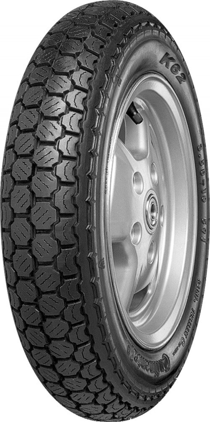 Continental K62 Classic Front or Rear Tyre 4.00-10 M/C 69J Tube Type