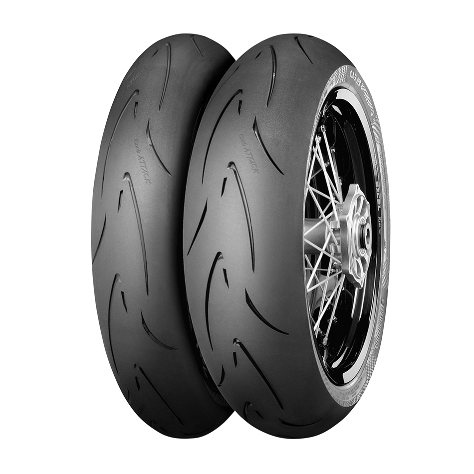 Continental ContiAttack SM EVO Rear Tyre 140/70R-17 M/C 66H Tubeless