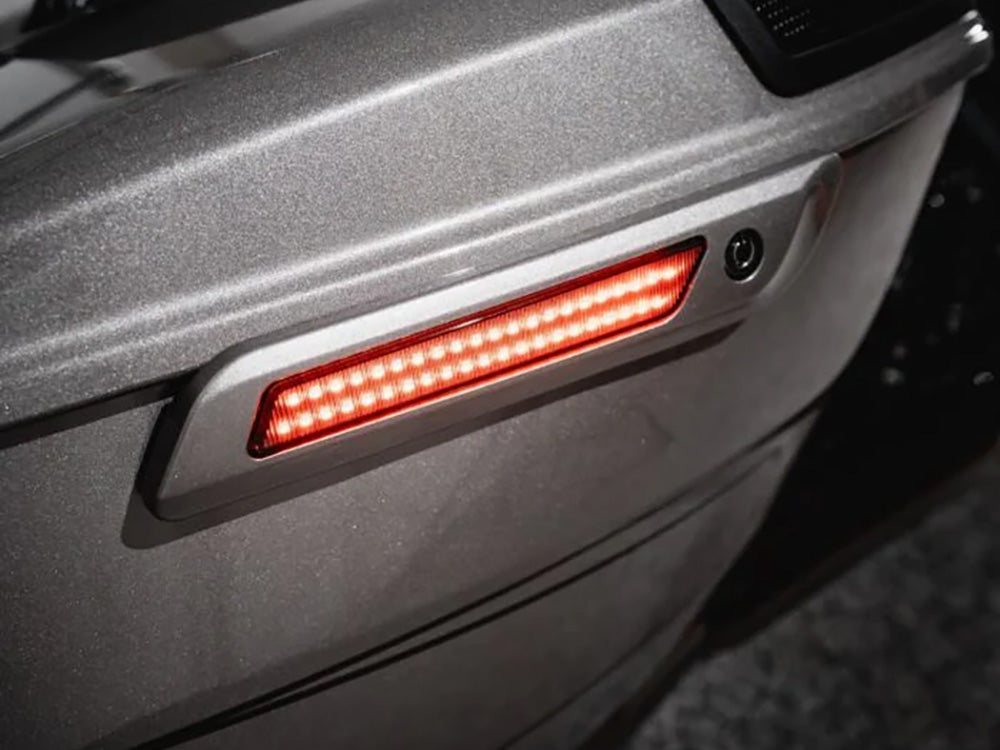 Custom Dynamics CD-CDLATCH2026S Saddlebag LED Latch Lights w/Amber/Red for Harley-Davidson Touring 26-Up