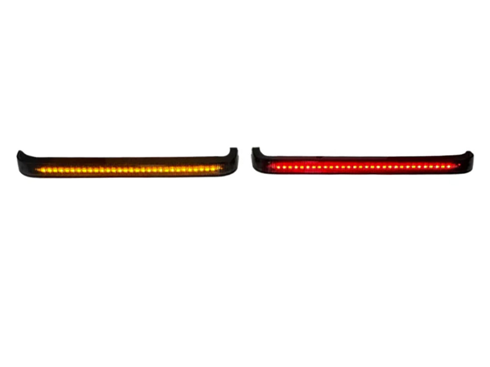 Custom Dynamics CD-CDLPDC2026S Sequential Low Profile Bagz Saddlebag Lights w/Red Run/Brake Amber Turn & Smoke Lens for Harley-Davidson Touring 26-Up