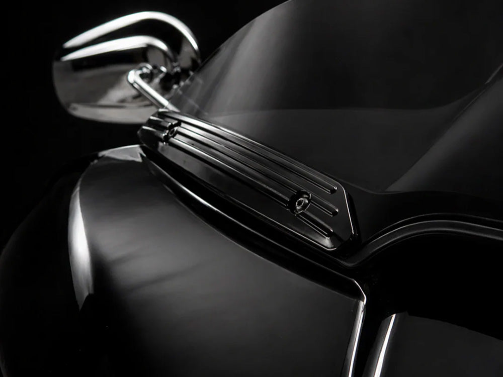 Custom Dynamics CD-CDRGTRIMB Windshield Trim Black for Harley-Davidson CVO Road Glide 23-Up/Road Glide 24-Up
