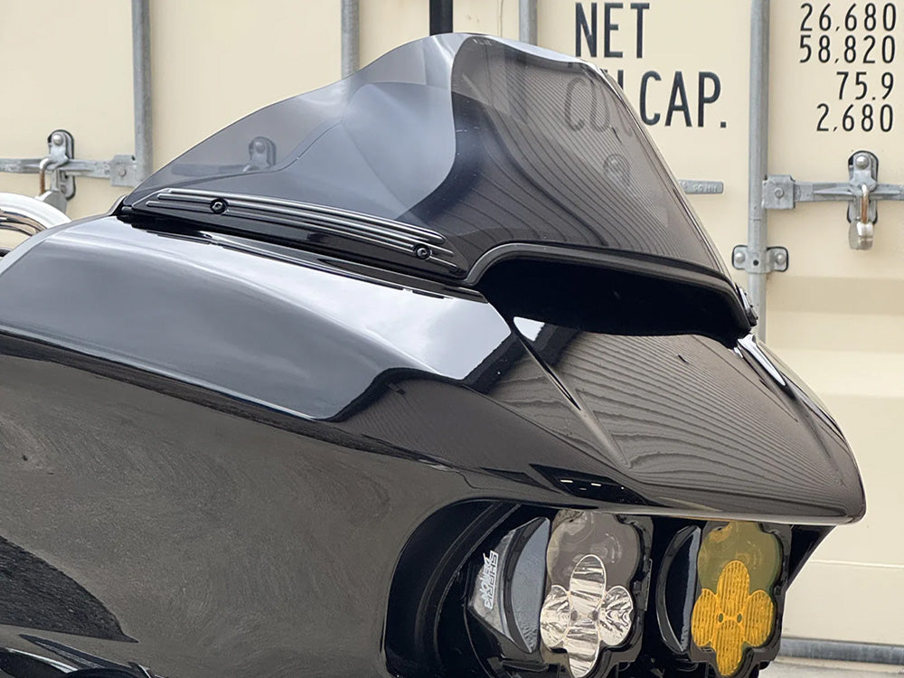 Custom Dynamics CD-CDRGTRIMB Windshield Trim Black for Harley-Davidson CVO Road Glide 23-Up/Road Glide 24-Up