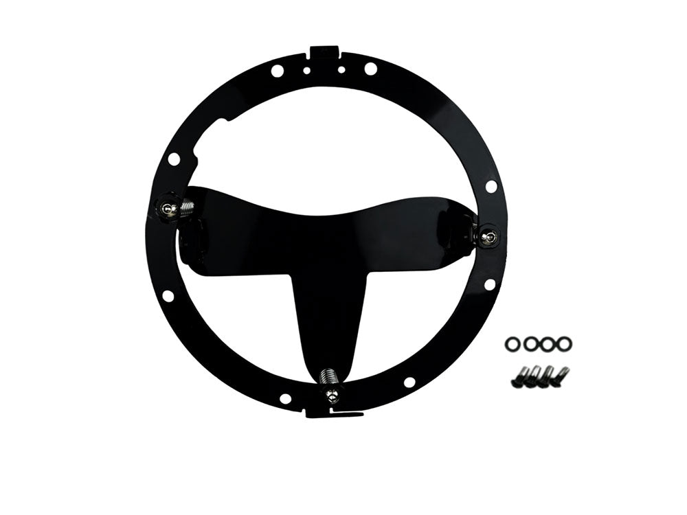 Custom Dynamics CD-SD2BWW Shark Demon LED Headlight Kit Black for most Touring 94-24 Models w/Batwing Fairings