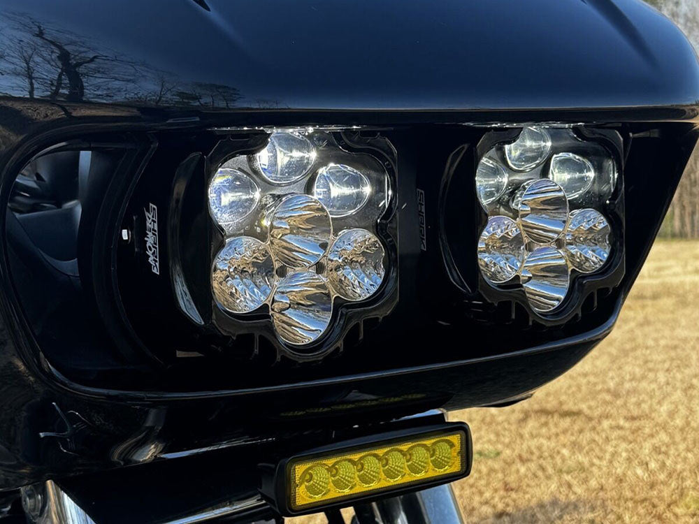 Custom Dynamics CD-SD2RGWW Shark Demon 2 Performance LED Headlight Kit White/White for Road Glide 15-23