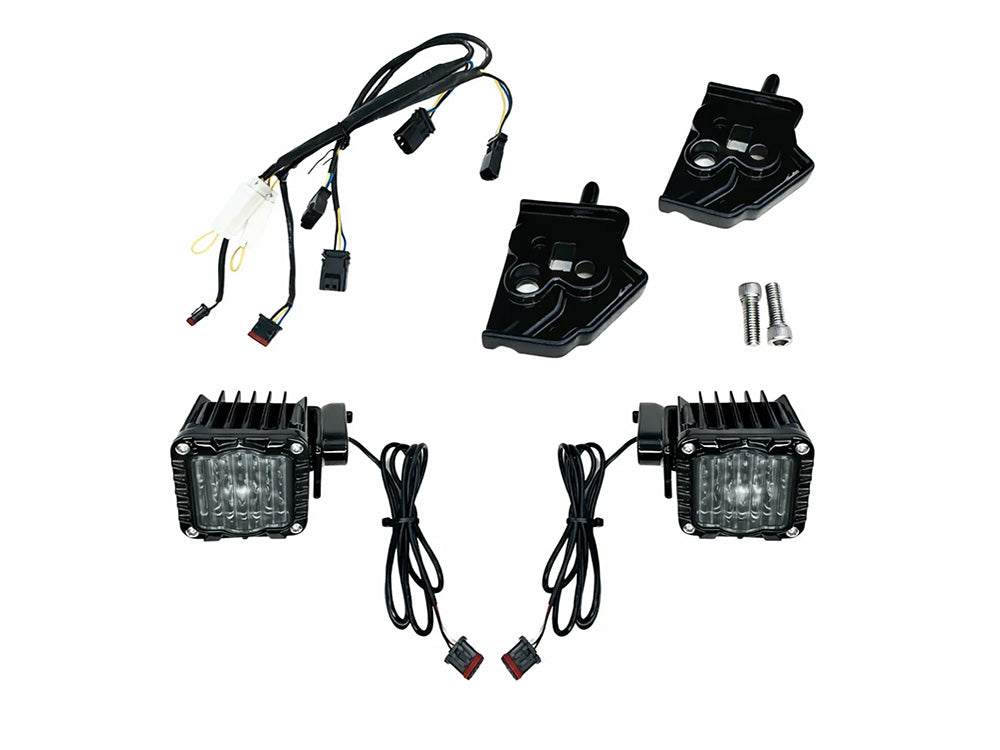 Custom Dynamics CD-SDSGFTAW Shark Demon Turn Signals Black for Harley-Davidson CVO Street Glide 23-Up/Street Glide 24-Up