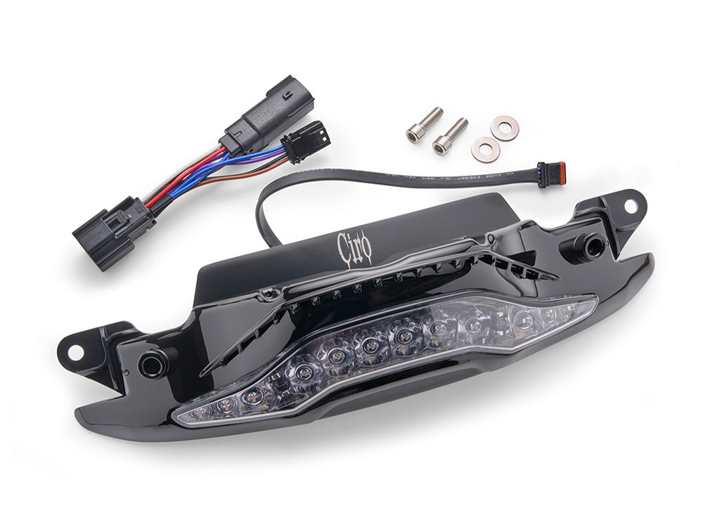 Ciro3D CIR-45261 Goat-E LED Driving Light Bar Black for Harley-Davidson CVO Road Glide 23-Up/Road Glide 24-Up
