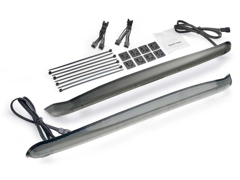 Ciro3D CIR-46155 Machete Saddlebag LED Lights w/Red Run/Brake & Turn w/Smoke Lens for Indian Touring 19-Up w/Hard Saddlebags