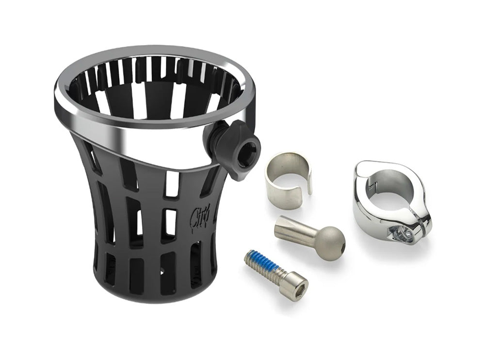 Ciro3D CIR-55812 Gen 2 Big Ass Drink Holder w/1" Clamp Chrome