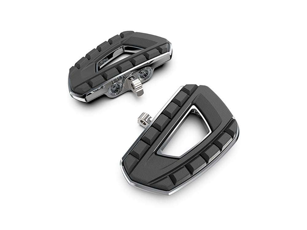 Ciro3D CIR-61805 Chicane Mini Floorboards w/HD Clevis Chrome