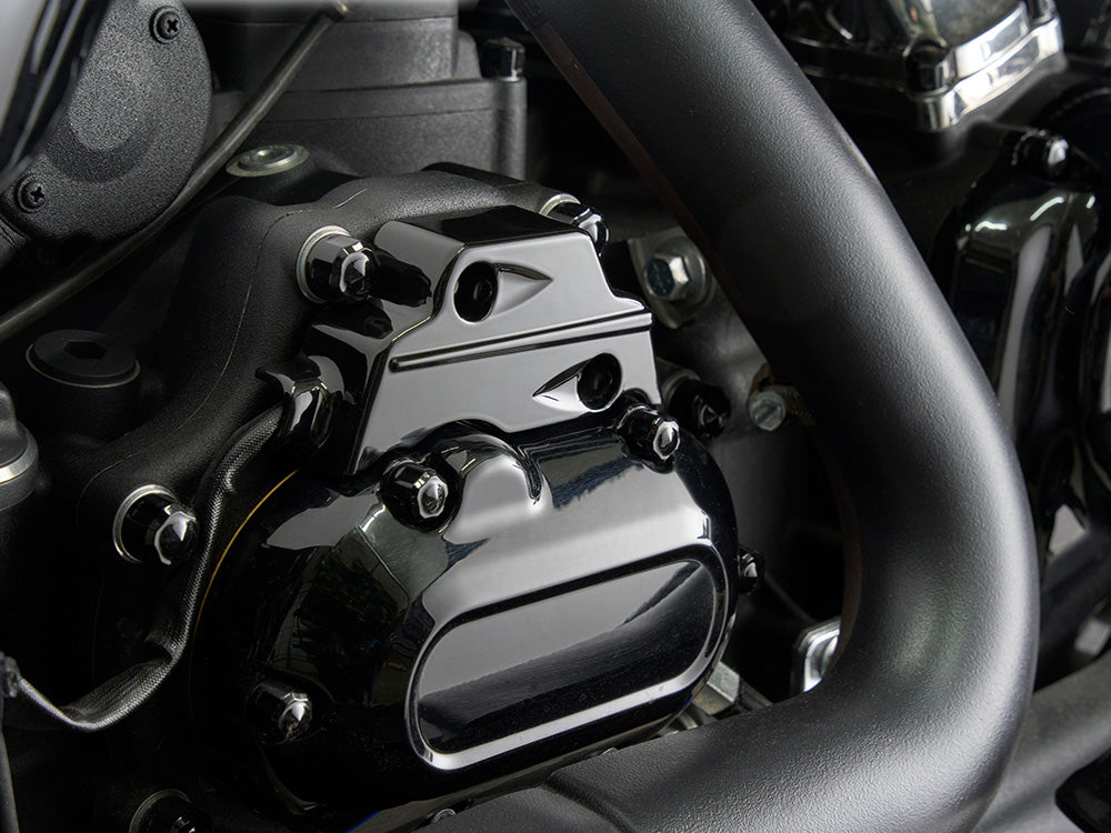 Ciro3D CIR-73201 Metal Gear Position Sensor Cover Black for Harley-Davidson Softail 25-Up/Touring 25-Up