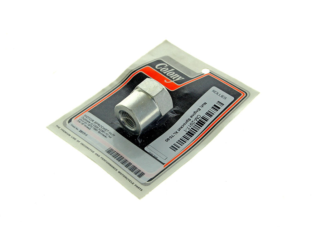 Colony Machine CM-2917-1 Sprocket Nut for Sportster 70-90