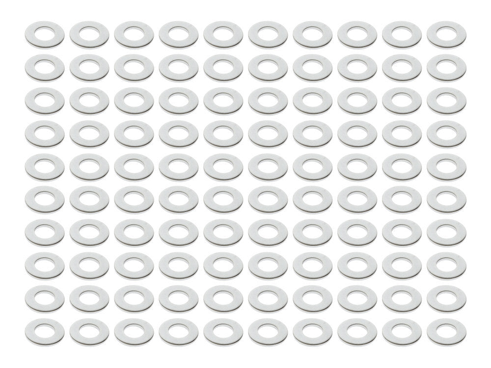 Colony Machine CM-5-16-F-100 5/16" Flat Washer Chrome (100 Pack)