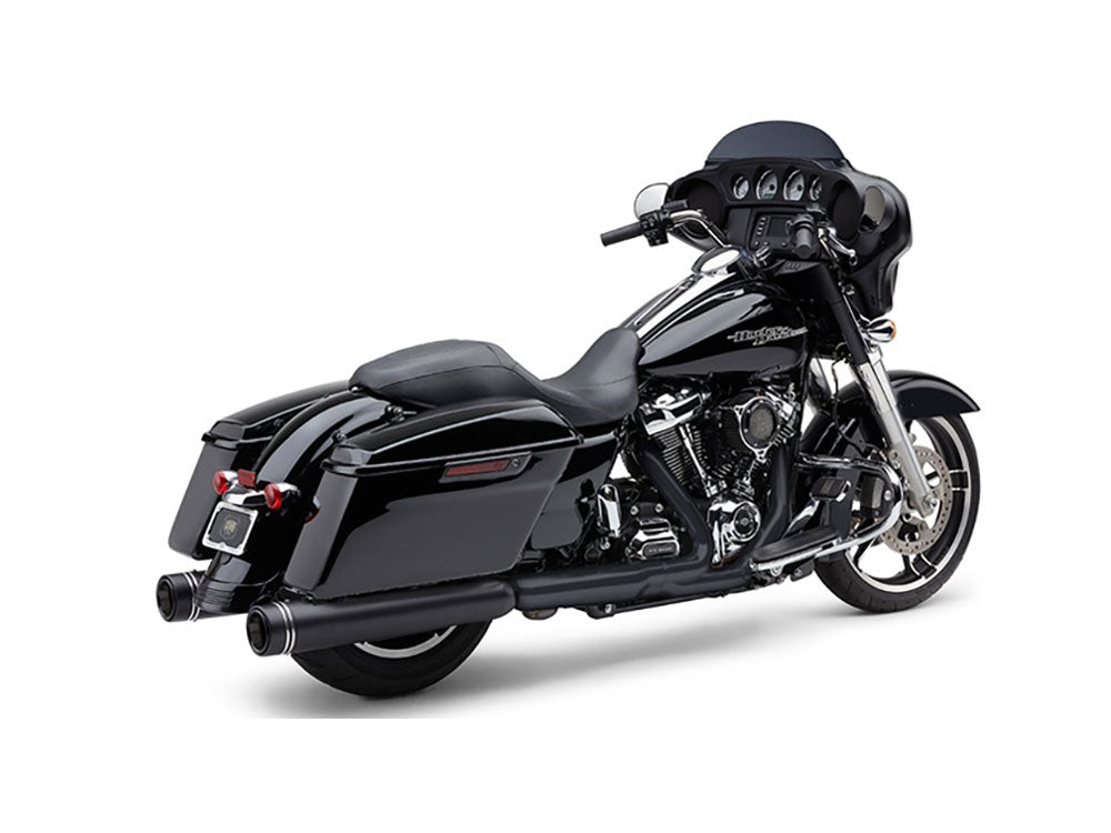 Cobra USA COB-6291RB 4-1/2" Gen 2 Neighbor Hater Slip-On Mufflers Black w/Black End Caps for Touring 17-Up