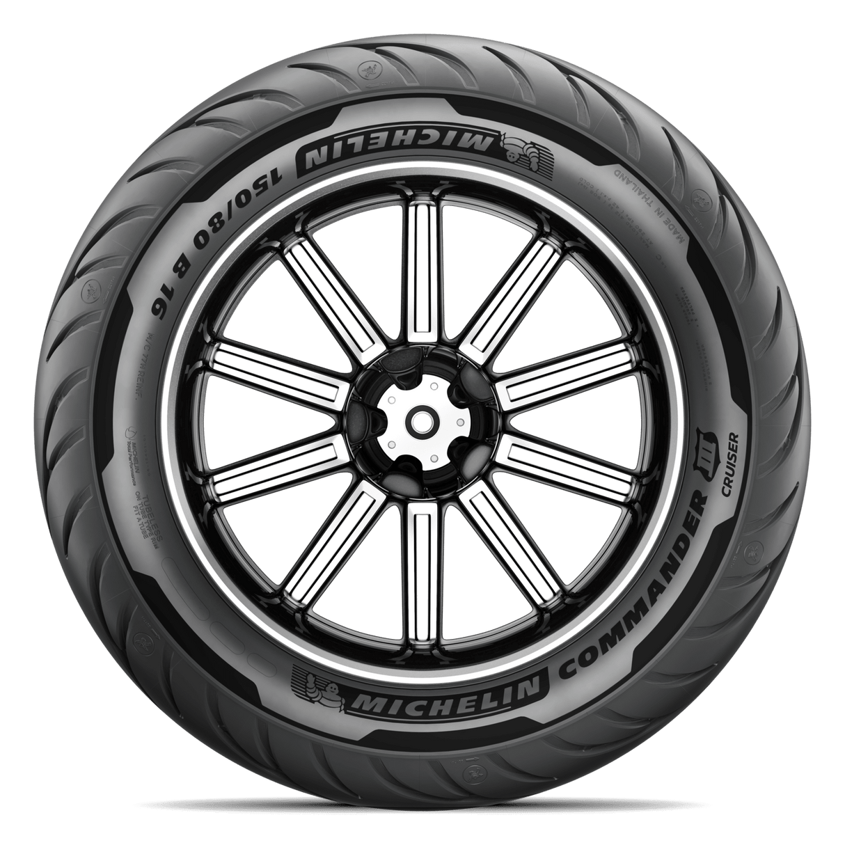 Michelin Commander III Cruiser Rear Tyre 140/90 B-15 76H Tubeless - EasyR