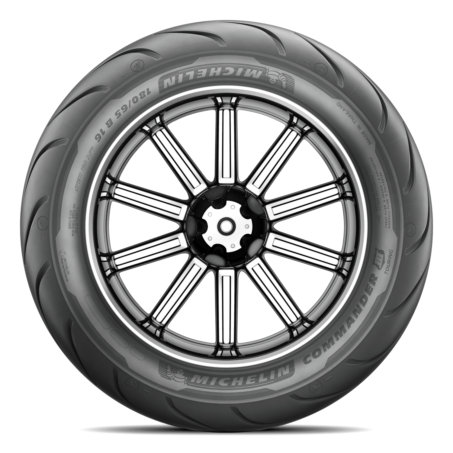 Michelin Commander III Touring Rear Tyre 180/65 B-16 81H Reinforced Tubeless - EasyR
