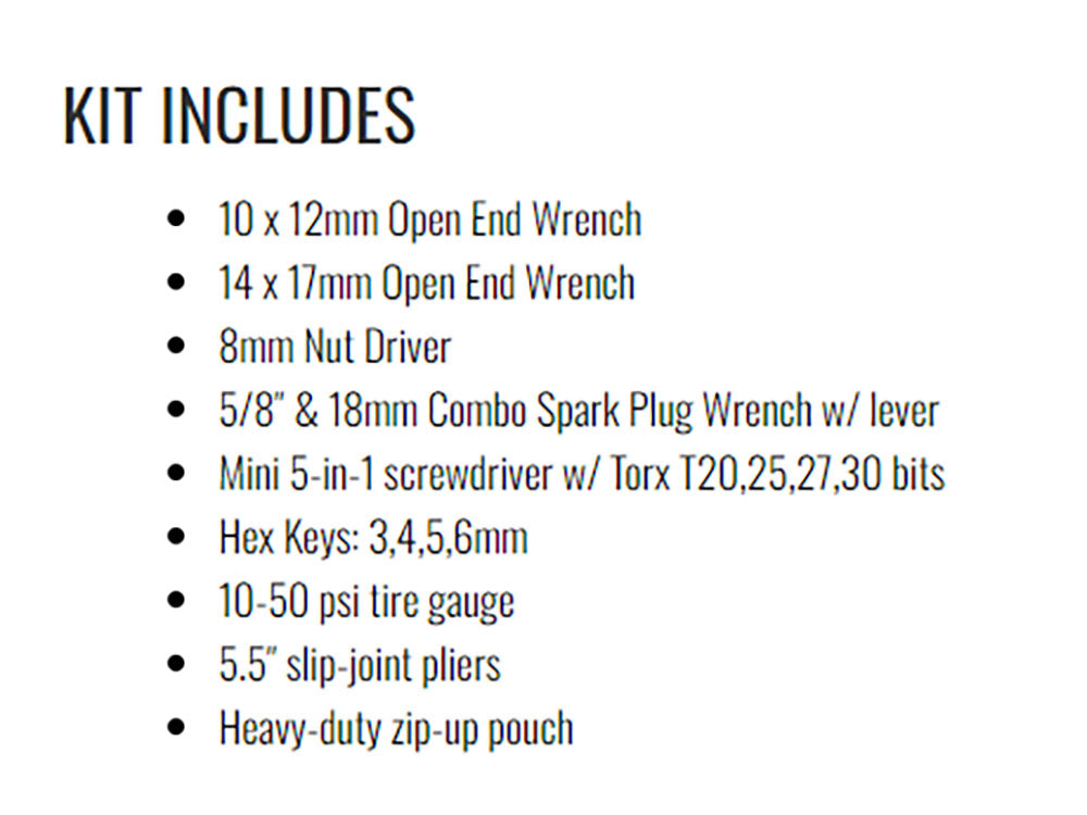 CruzTOOLS CT-SKJAS SPEEDKIT Tool Kit for Japanese Motorcycle/ATV/Snow
