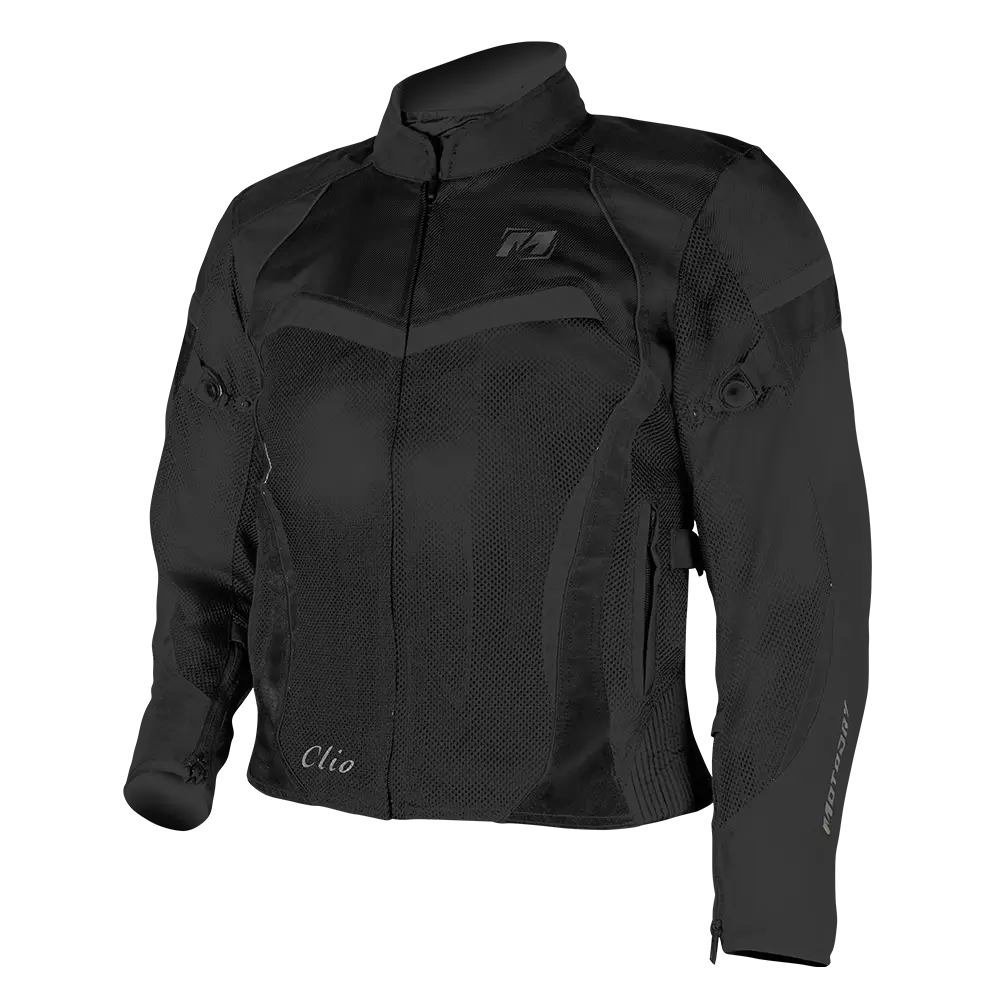 MotoDry Clio Black Women Textile Jacket