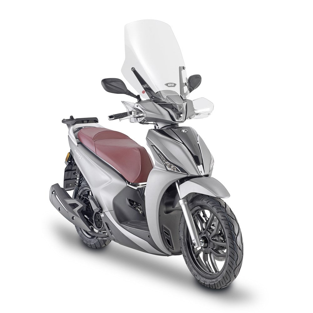 Givi D6113ST Clear Windshield 53.5 x 4-.5cm for Kymco People S 125-150-200 20-24