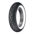 Dunlop D401 Wide White Wall Rear Tyre 150/80-16 71H Tubeless - EasyR