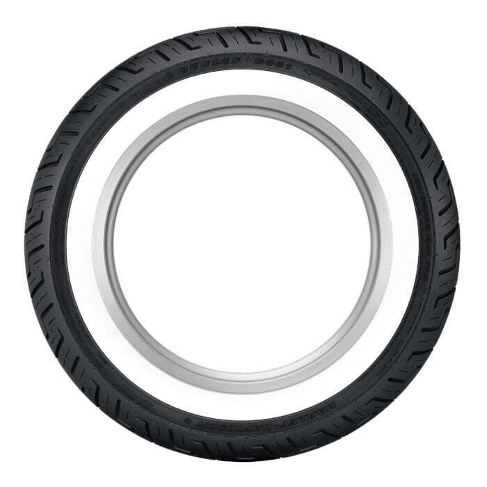 Dunlop D401 Wide White Wall Rear Tyre 150/80-16 71H Tubeless - EasyR