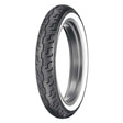 Dunlop D401 Wide White Wall Front Tyre 100/90-19 57H Tubeless - EasyR