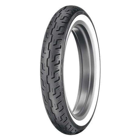 Dunlop D401 Wide White Wall Front Tyre 100/90-19 57H Tubeless - EasyR