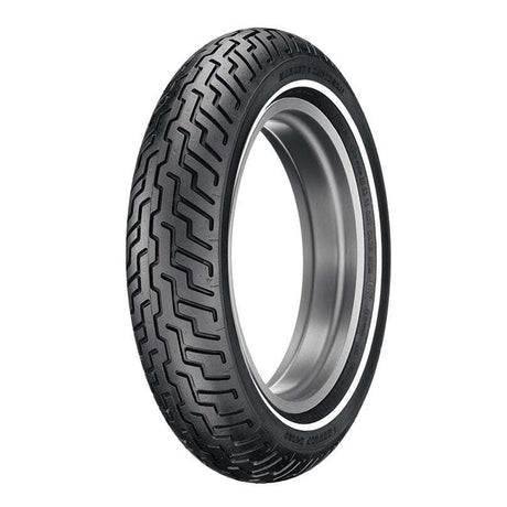 Dunlop D402 Single White Line Front Tyre MT90 B-16 74H Tubeless - EasyR