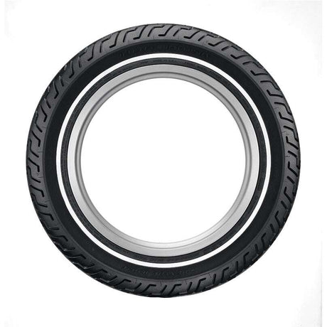 Dunlop D402 Single White Line Front Tyre MT90 B-16 74H Tubeless - EasyR